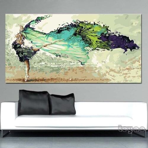 Abstract ballet dance Diy Diamond Painting beautiful girl Decorative 5D Full mosaic Diamond Embroidery large size YG2468