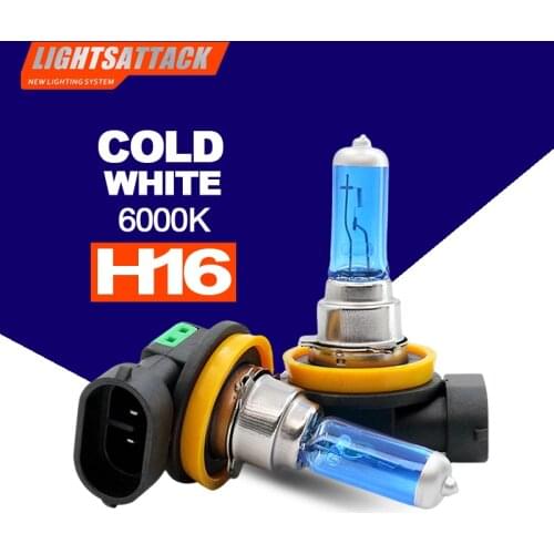 PEGASUS Car Halogen Headligh H16 1500lm Auto Bulb Headlamp 6000K