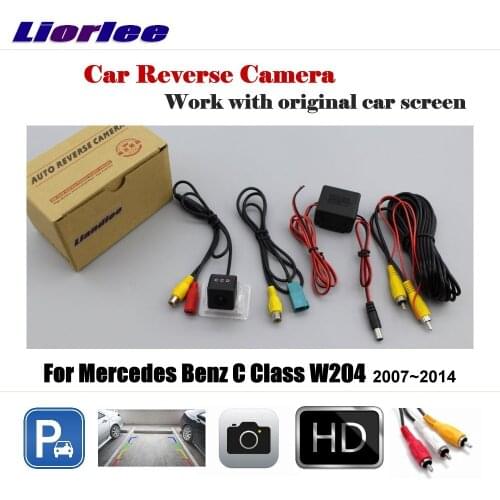 Car Reverse Rearview Camera For Mercedes Benz C Class W204 2007~2014 Original Screen / HD CCD Backup Parking CAM