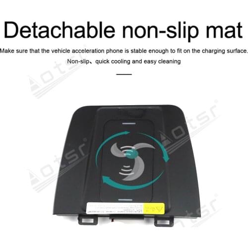 QI Wireless Fast Charge Special On-Board Charge Phone Charge Panel Android For Mazda 3 2015-2018 Car Non-slip QI Car Accessories