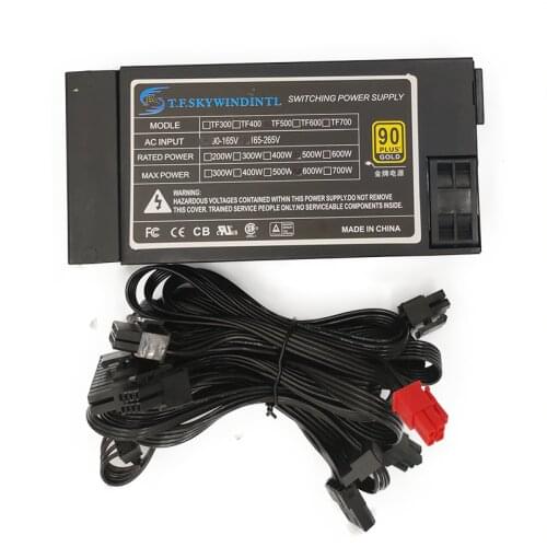 500W ATX PSU MINI 1U FLEX ITX ATX Mini PC Power Supply 600W 500W Full modular FLEX 1U 500W POWER SUPPLY FOR SERVER NAS POS 110V