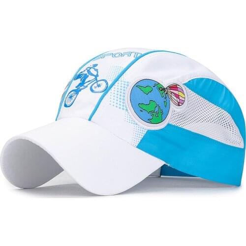 Kagenmo Quick Dry Fashion Leisure Child Baseball Cap 52-54cm 6-10Year Youth Boy And Girl Sports Summer Hat