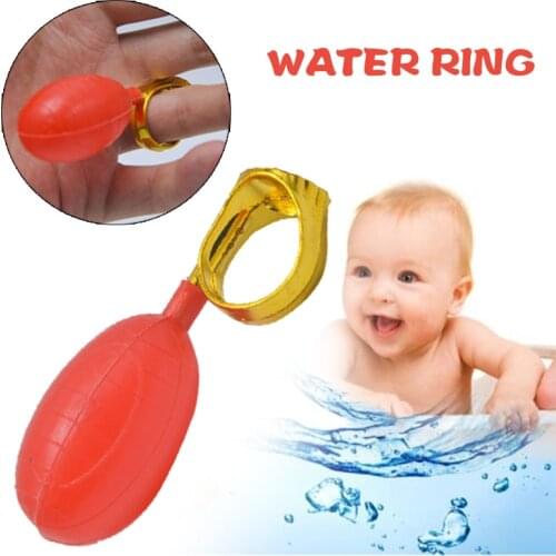 1 pc New Arrival Creative Squirt Ring Water Ring Tricky Toys Spray Water Funny Gadget Prank Jokes Toy for Kids Gifts