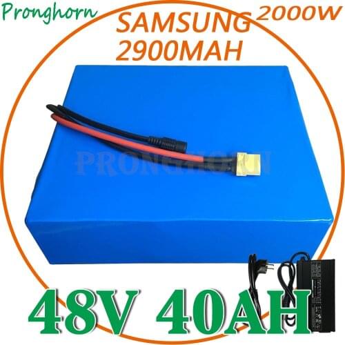 High Power 1800W 48V 20Ah 21Ah Electric Bike Battery 48V 20AH E-Bike Battery 48 Volt Lithium Battery with 50A BMS Charger No Tax