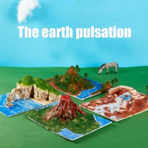 Magic Volcano Eruption Painting Kit Simulation Mountains Model Exploring Educational Learning Toys Kit Set DIY Art Painting Toy