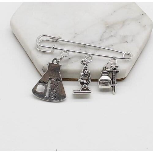 New product 1 science nurse medical student gift brooch graduation jewelry biological gift to teacher