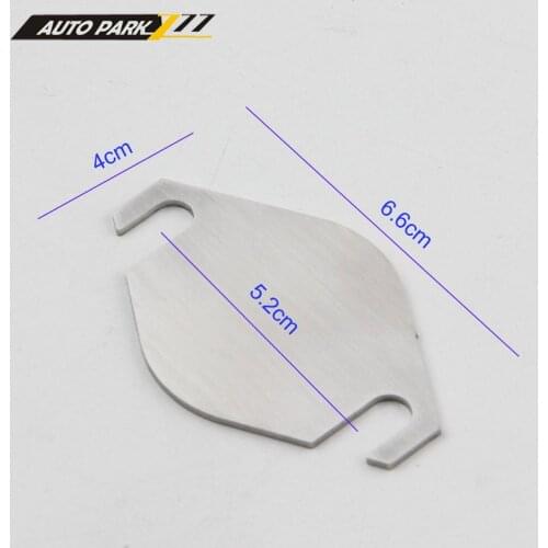 Wholesales 10pcs stainless steel EGR valve blanking plate for PEUGEOT 2.0 HDI 307 308 407 3008 5008 607