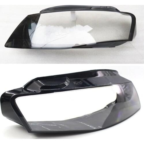 Car Front Headlights Lens Cover Transparent Shell Shade Fit For Audi A4 2009-2012 B8 Left / Right Optional
