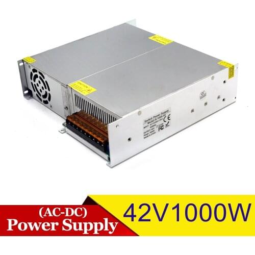 Regulated Switching Power Supply DC42V 1000W Transformer AC110 220V Voltage Adjustable Power Source For Lighting CNC Router CCTV