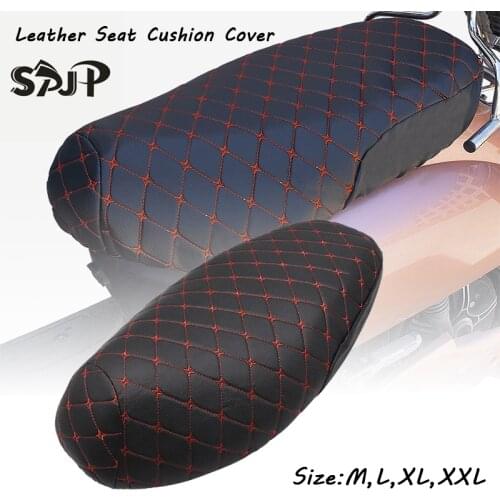 Universal Motorcycle Accessories Leather Seat Cushion Cover 3D Sunscreen and Waterproof Protector Insulation Cushion Cover