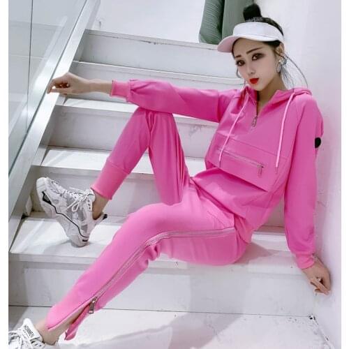 High Quality Tracksuit for Women Plus Size Clothes Long Sleeve Hoodies Sweatshirt+Pant FemaleTwo Piece Set Women Casual Sport Su