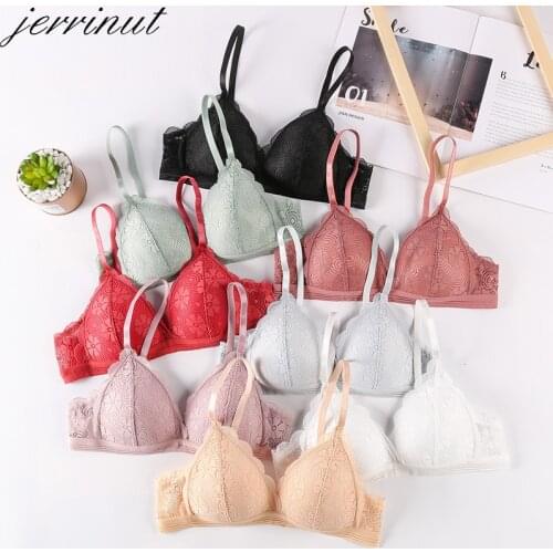 Jerrinut Bras For Women Underwear Push Up Bralette Sexy Lace BH Seamless Soutien Gorge Femme Wireless Bra Lingerie Brassier