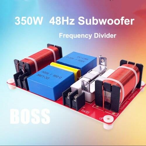 350W Heavy Bass Speaker 48Hz Subwoofer Frequency Divider Home Theater Hifi Stereo DIY Car Audio Crossover Filter 4-8Ohm