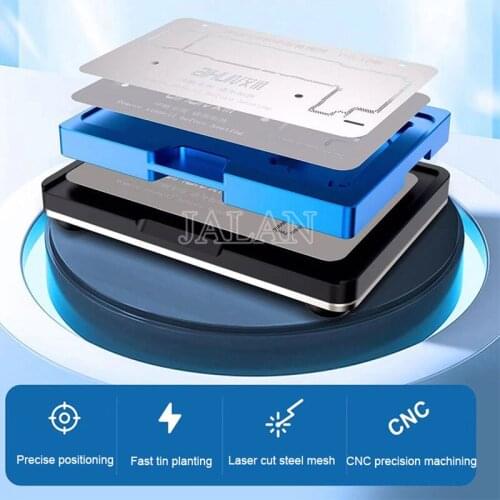 AIXUN Z12 BGA Reballing Stencil Platform For iP 12 Pro MAX 12Mini Motherboard Disassembly Soldering Planting Tin Repair Fixture