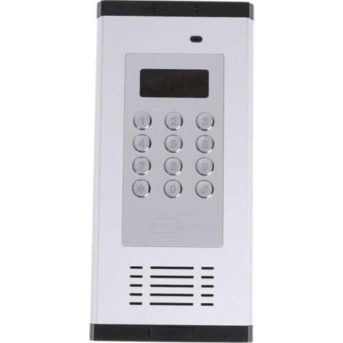 RFID 2G GSM intercom wireless door lock gate opener access 200 users apartment villa intercom