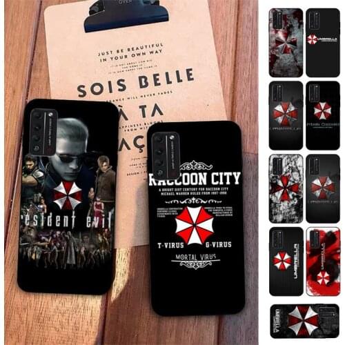 Umbrella Corporation Phone Case for Huawei Honor 10 i 8X C 5A 20 9 10 30 lite pro Voew 10 20 V30