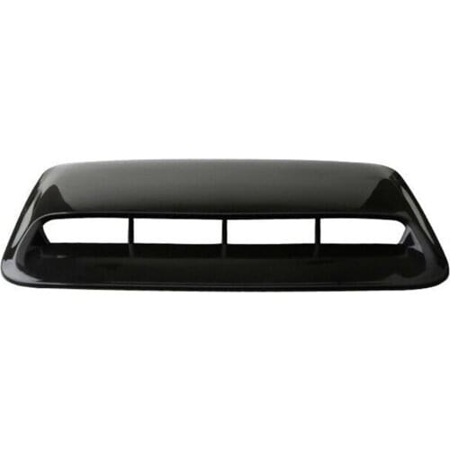 BLACK Universal Car Vent Decorative Air Flow Intake Bonnet Hood Scoop Cover Durable And Practical