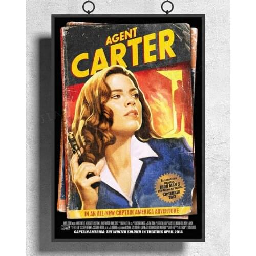 H280 Agent Cer Hayley Atwell USA Hero Season Wall Sticker Silk Poster Art Home Decoration Christmas gift