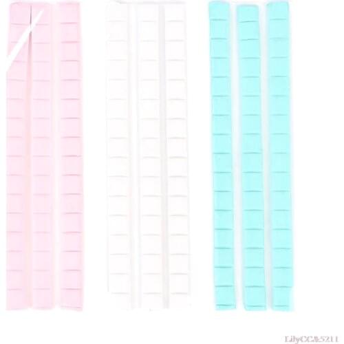 48pcs/set Nail Fixing Clay Glue Adhesive Reusable Nail Practice Stander Tips Display Fixed Clay Glue