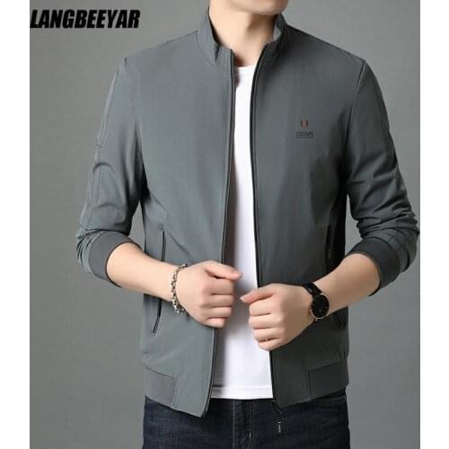 LANGBEEYAR Men's Windbreakers