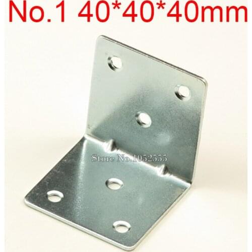 10PCS 40*40*40mm furniture metal corners angle bracket L shape frame board support fastening fittings K268