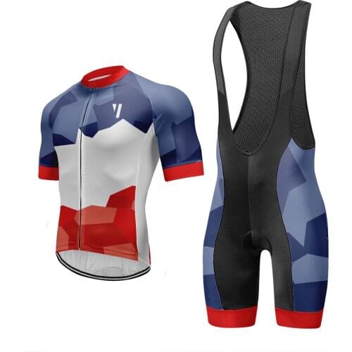 2021 Men Summer Short Sleeve Pants Suits Breathable Cycling Jersey Sets Mountain Bicycle Quick-Dry Racing Road Bike Clothing