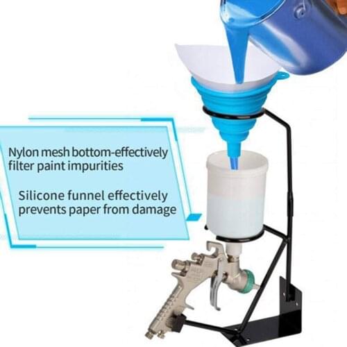 3D Printer Paper Filter Set 51Pcs/101/151Pcs PLA Photocuring Consumables UV Resin Accessories Paper and Silicone Funnel