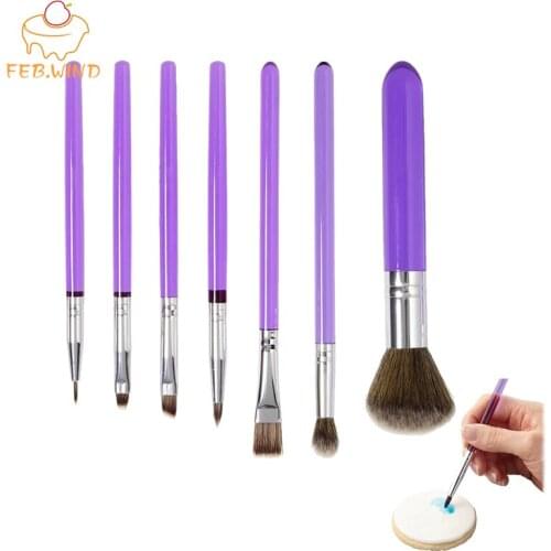 2/5 Pcs/Set Cake Decorating Brushes Set Fondant Paint Brush Cake Painting Brush Fondant Makeup Tool Cake Decoration Tools 114