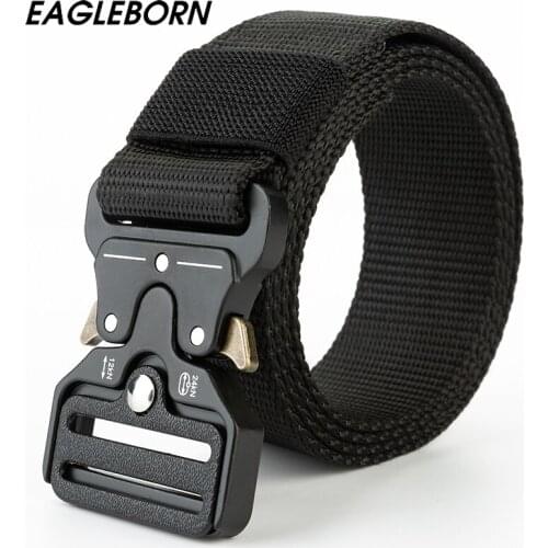 2021 NEW Climbing Belts Camping Multifunctional Military Belt Military Training Belt Buckle Nylon Tactical Man Belt Dropshipping