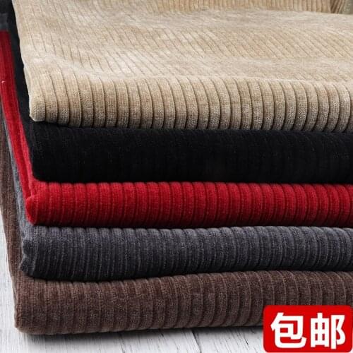 Thick snow Neil corduroy elasticity soft waxy drape they suit coat dust coat of warm winter broad base cloth fabric