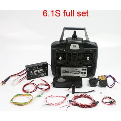6.0S/6.1S Version Henglong Remote Controller/Main Board/Cable/Lifting Generator Upgrade Parts for 1/16 Heng Long RC Tank Model