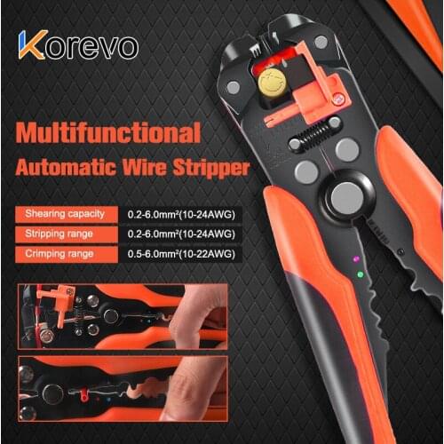 Hand Tools Pliers Wire Stripper Tubular Crimping Tools Multifunctional Stripping Tools Crimping Pliers Terminal Cable Cutting