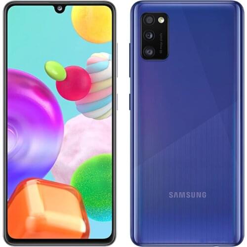 Samsung Galaxy A41 A415F Mobile Phone Original Unlocked Octa Core Fingerprint 4GB RAM 64GB ROM 6.1'' 48MP Camera Dual Sim