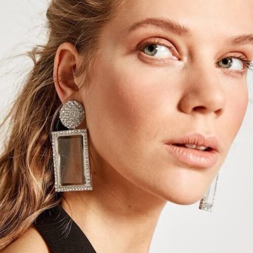 Earrings for Women 2020 Geometry Earrings Drop Earrings Vintage Fashion Earrings Trendy Korean Earring pendiente hombre