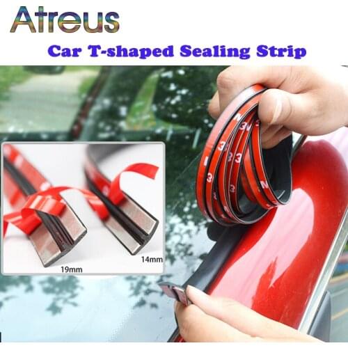 Car Window Edge Windshield Roof Seal Strips Dustproof Sticker For Fiat 500 grande Renault Duster Megane 2 3 4 Clio 3 4 Trafic