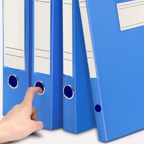 A4 Size File Box Office Supplies PP Plastic Waterproof Data Box Area Marked File Storage Folder Organizer for Home #BO