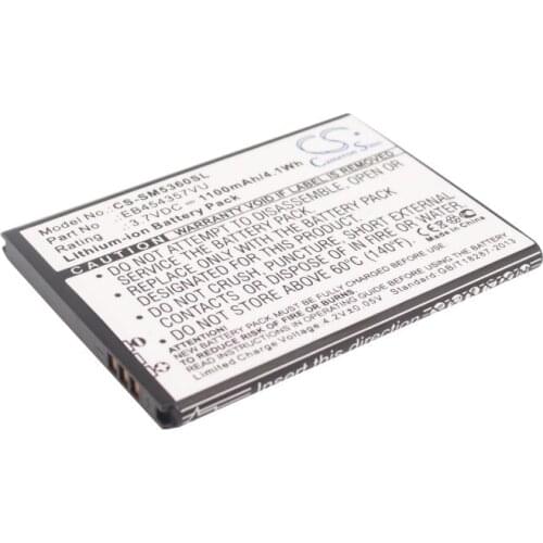 Cameron Sino Mobile SmartPhone Replacement Li-ion Battery 1100mAh For EB454357VA Sharp Galaxy Chat, Galaxy Free Tools
