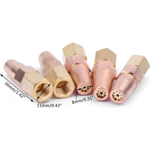 5 Pcs H01-6 Propane Gas Welding Nozzle Oxygen Gas Contact Tips Holder Gas Nozzle Dropshipping