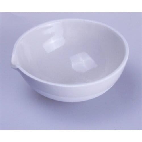 50-1000ml Evaporating Dish,Round Bottom,,Lab Ceramic Dish with spout For Chemistry Laboratory