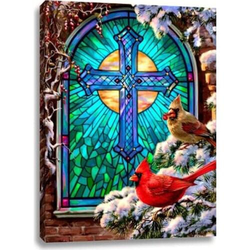 Full Round Diamond Embroidery Birds cedar Painting Beadwork 5D DIY Diamond Mosaic Cross Stitch Animal Drill Craft Kit Home Decor