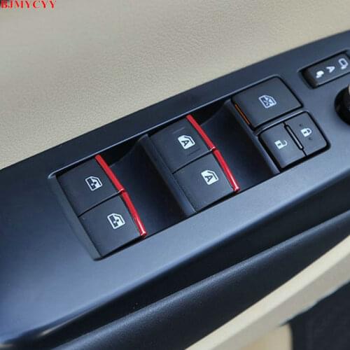 BJMYCYY 7PCS/SET Automobile lifting switch ABS decorative patch for Toyota Rav4 2020