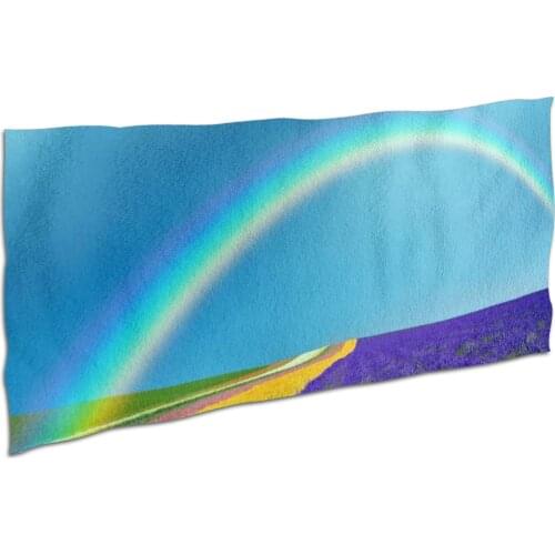 Printed quick drying magic bath towel 160 * 80cm Rainbow Fashion Yoga towel Large Sports Towel Gift Beach Towel