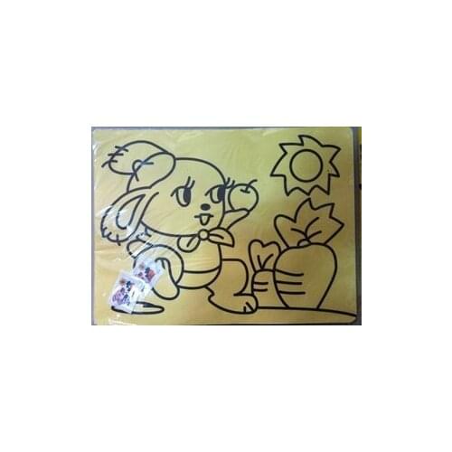 Free shipping Color Sand art kit for children, diy preschool toys WHOLESALE