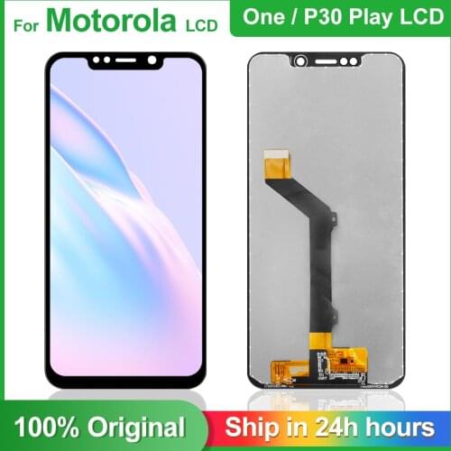 5.9'' Original For Motorola Moto One P30 Play Display Assembley With Frame XT1941-1 XT1941-3 XT1941-4 LCD Display Touch Screen