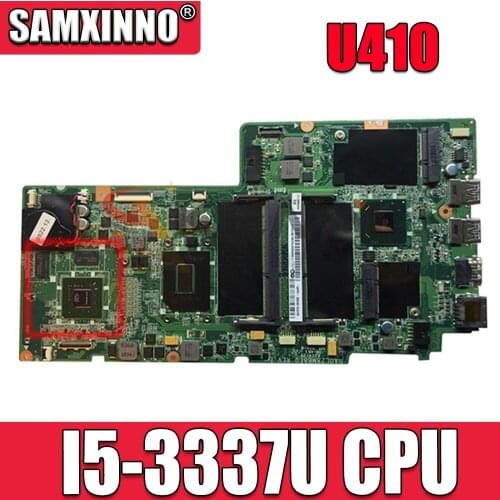 For Lenovo IdeaPad U410 laptop motherboard I5-3337U.FRU 90002850 90002377