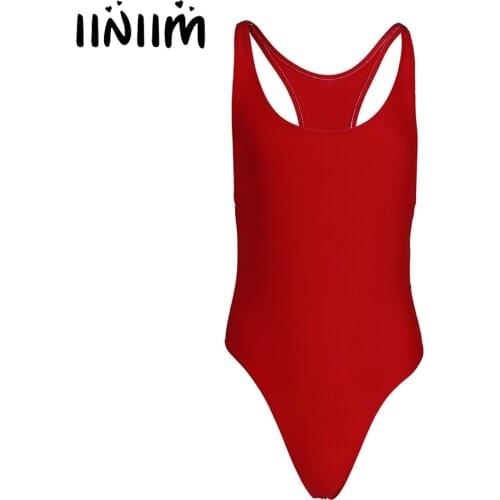 Iiniim Men Mankini Bodysuit Leotard Bodystocking Singlet Underwear with Bulge Pouch Sex Gay Man Slim Cut Body Suit