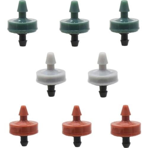 500/100PCS 2L 4L 8L Pressure Compensated Dripper Agricultural Garden Lawn Irrigation Steady Flow Drippers