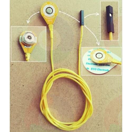 Button Electrode Wire Button Electrode Wire DuPont Head DIY Dedicated