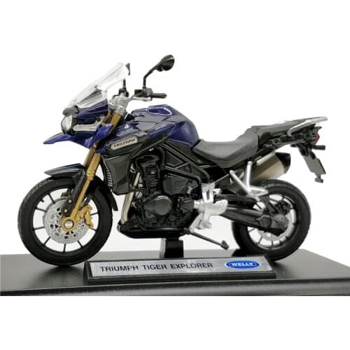 Welly 1:18 Triumph Tiger Explorer Diecast Motorcycle