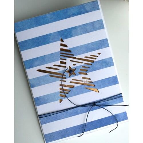 Mmao Crafts Metal Steel Cutting Dies New design Pentagram star Stencil For DIY Scrapbooking Paper/photo Cards Embossing Dies